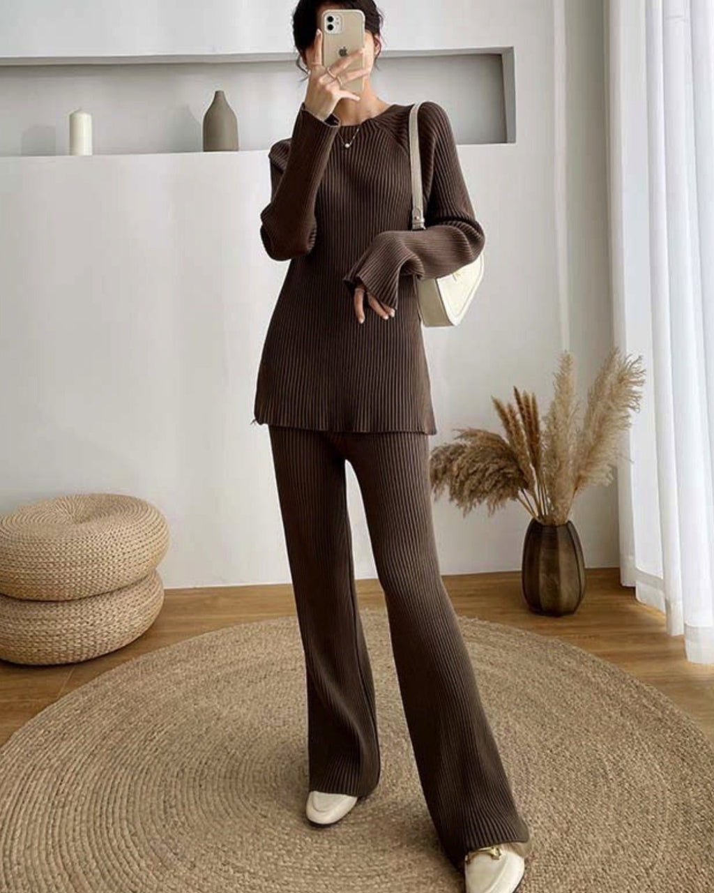 Dart Ribbed Co Ord Set