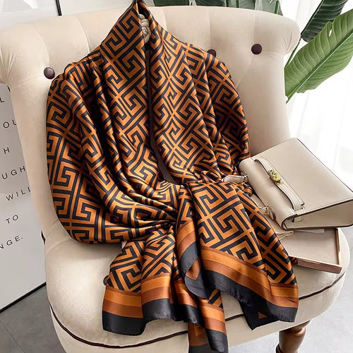 Bronze Luxury Silk Scarf