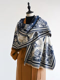 The Bleu Jardin Cashmere Wrap