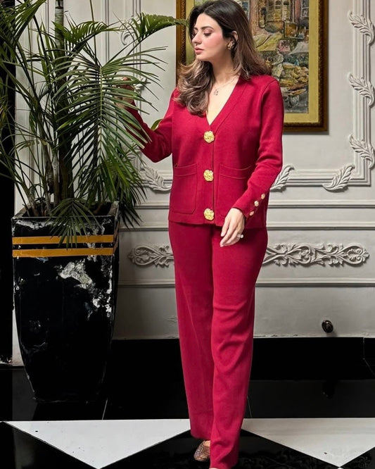 Golden Grace Knit Co-ord Set