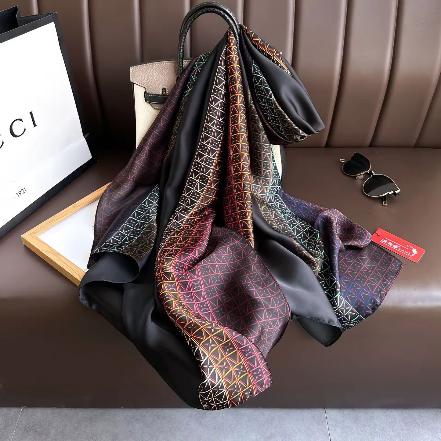 Hammer Geometric Luxe Stole