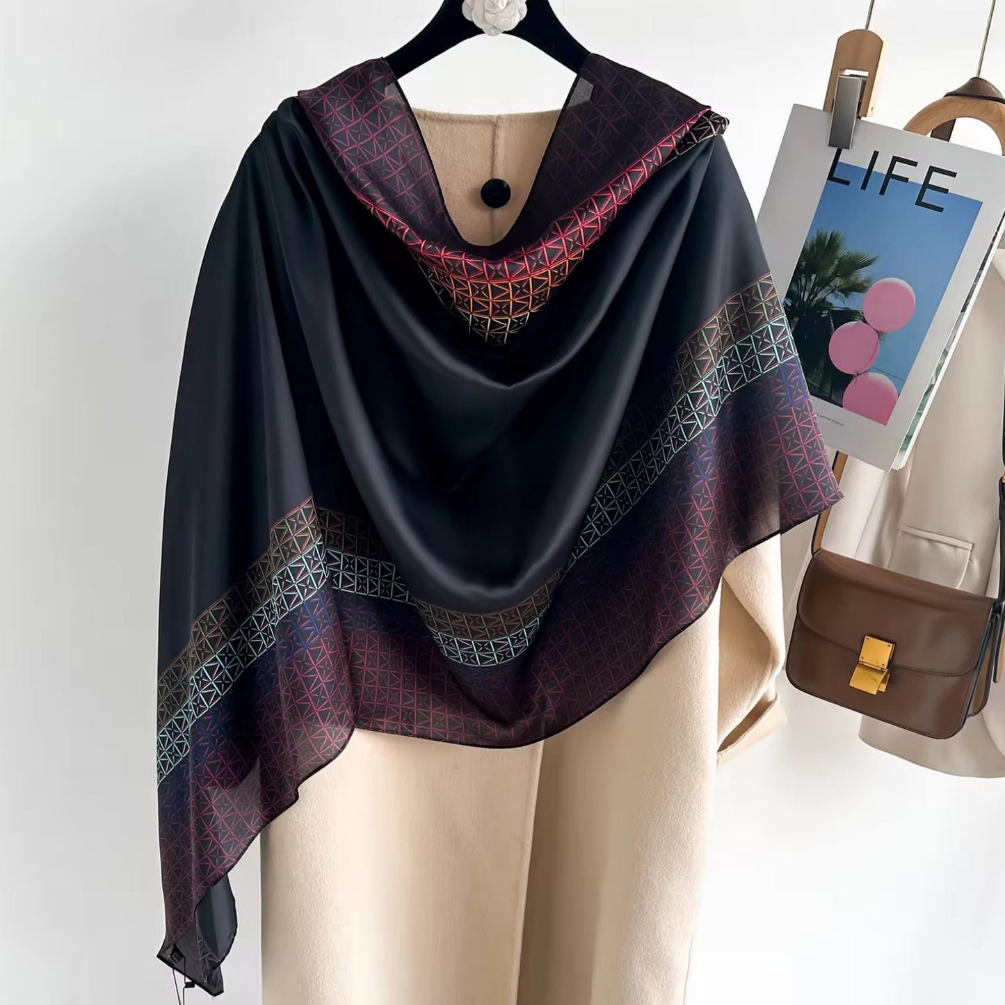 Hammer Geometric Luxe Stole