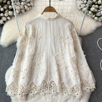 Heppa Luxury Cutwork Shirt