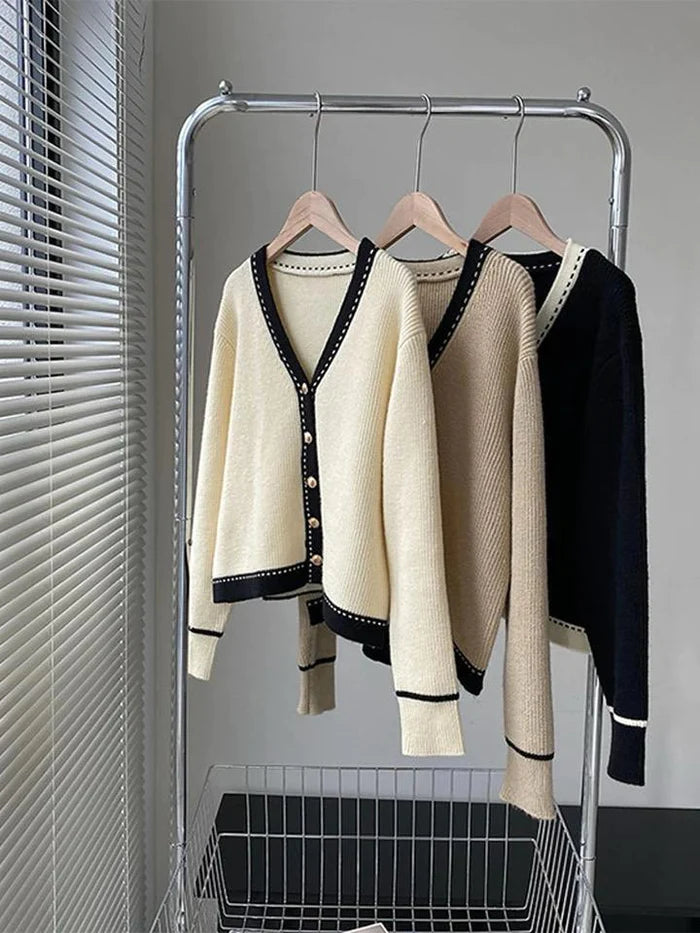 Regena Buttoned Sweaters