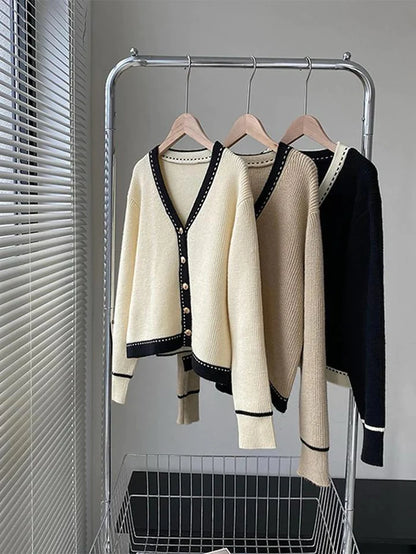 Regena Buttoned Sweaters