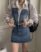 Jasper Denim Detail Shirt