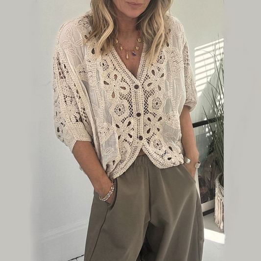 Meadow Muse Crochet Blouse