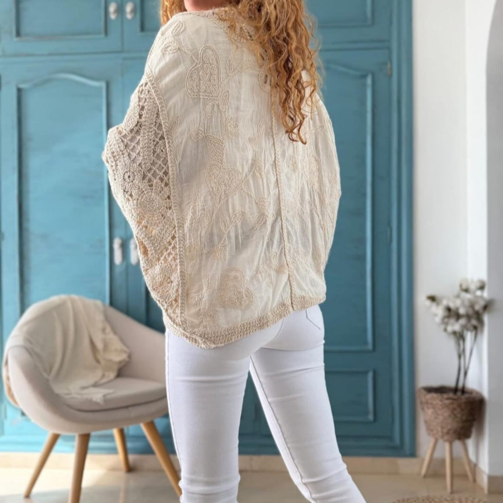 Meadow Muse Crochet Blouse