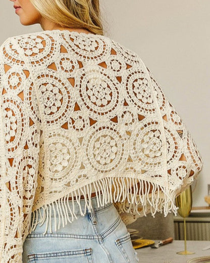 Mia Boho Lace Cover Up