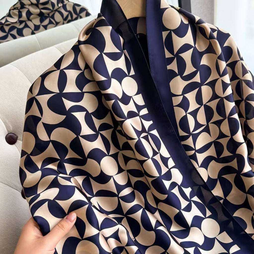 Elegant silk stole for ethnic and western wear