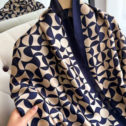 Elegant silk stole for ethnic and western wear