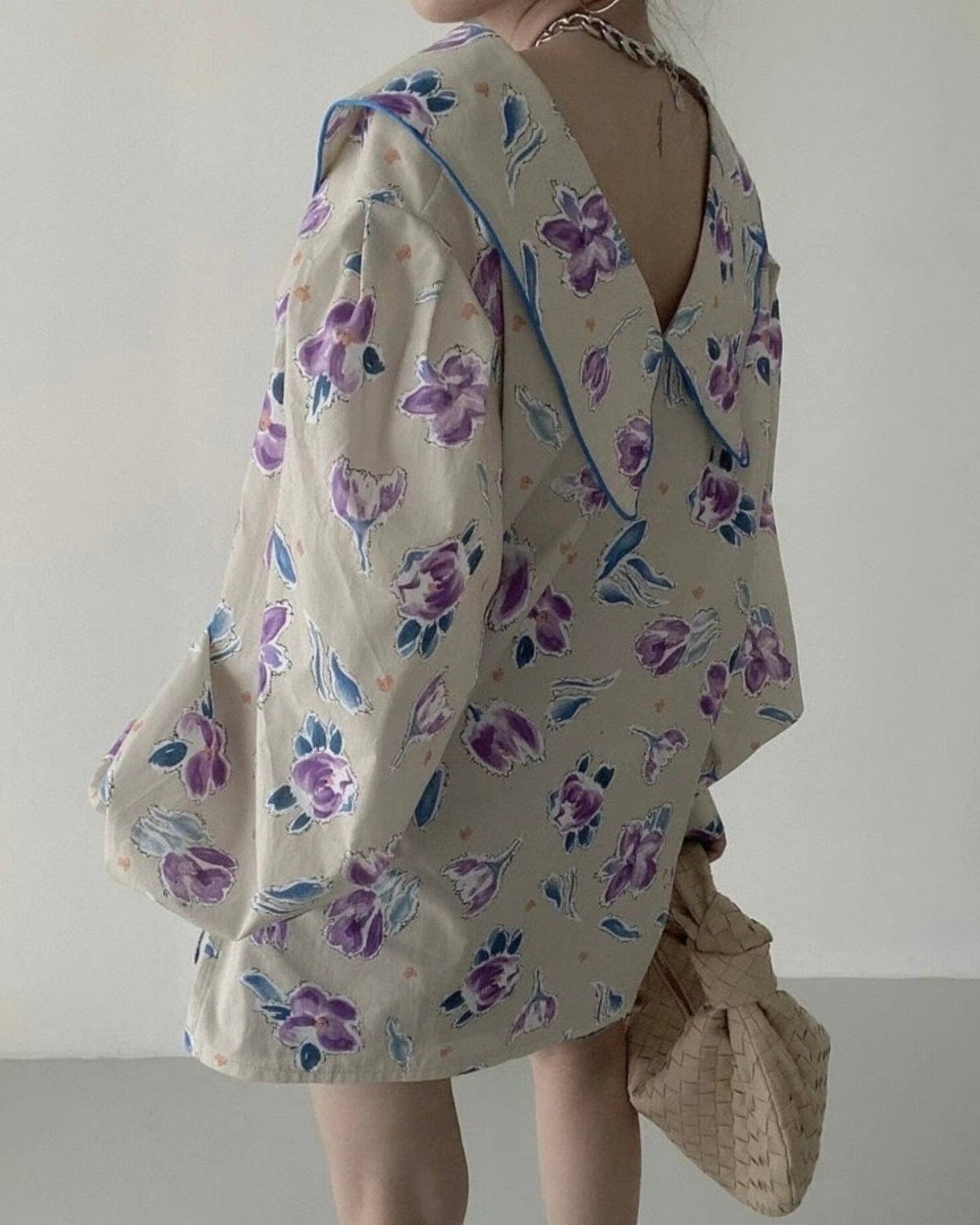 Mile Vintage Floral Oversized Shirt