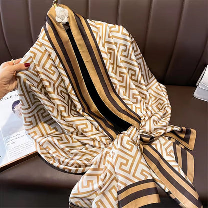 Monogram Style Maze Luxe Stole