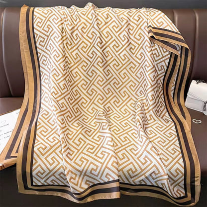 Monogram Style Maze Luxe Stole