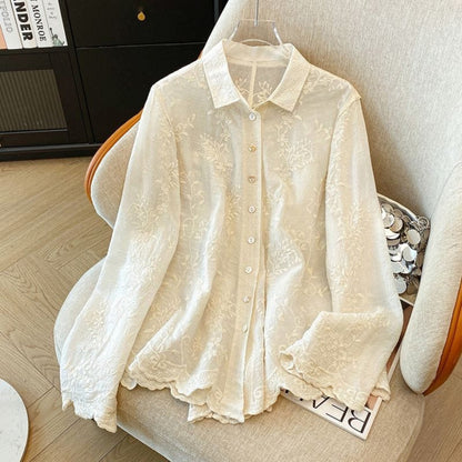 Serene Threads Lace Shirt