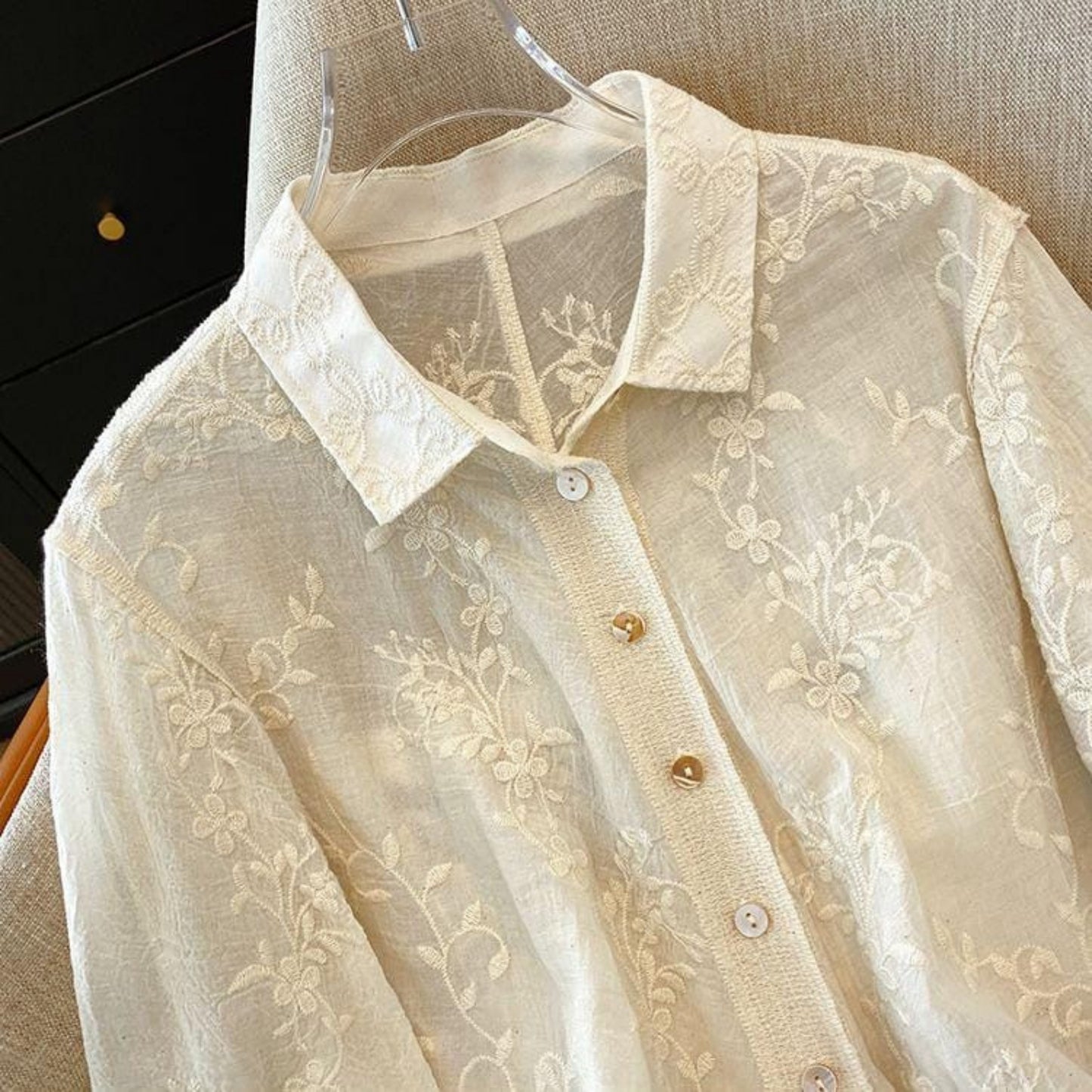Serene Threads Lace Shirt