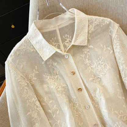 Serene Threads Lace Shirt