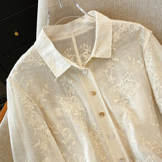 Serene Threads Lace Shirt