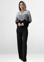 Shey Knit Color Block Loungewear Set
