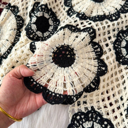 Starlit Petals Crochet Top