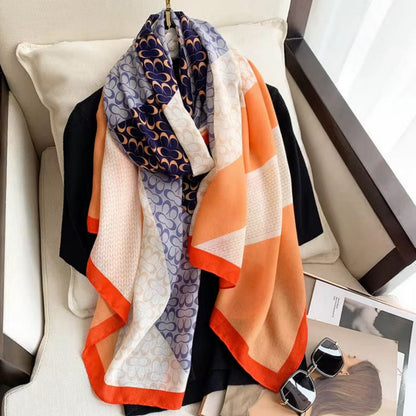 Sunset Aura Cotton Stole