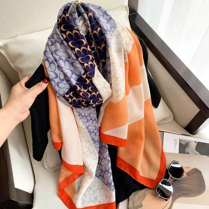 Sunset Aura Cotton Stole