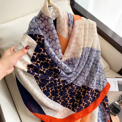 Sunset Aura Cotton Stole