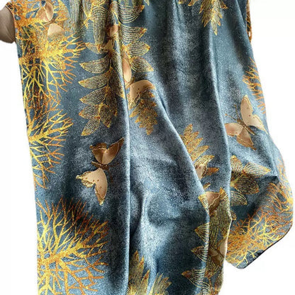 Lightweight satin silk stole for festive wear