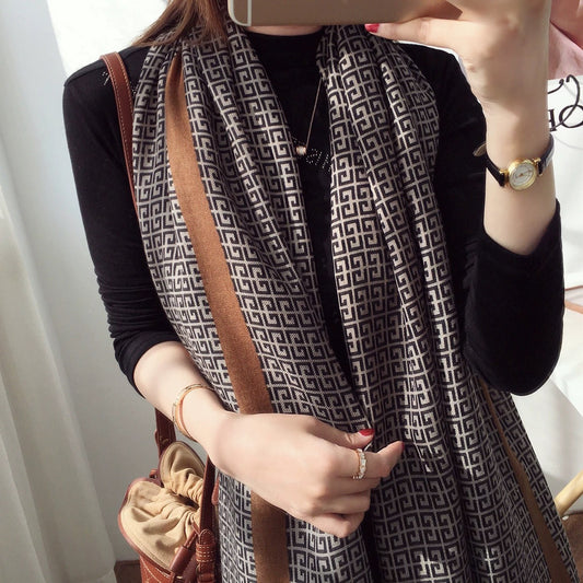 Urban Maze Cotton Stole