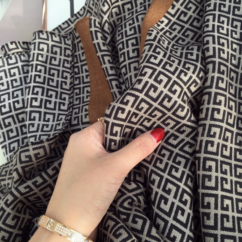 Urban Maze Cotton Stole