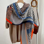 Lightweight viscose cotton stole for office wear