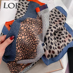 Urban Mosaic Abstract Print Cotton Stole