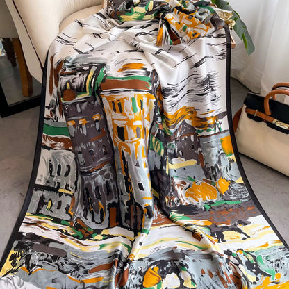 Urban Muse Abstract Silk Stole