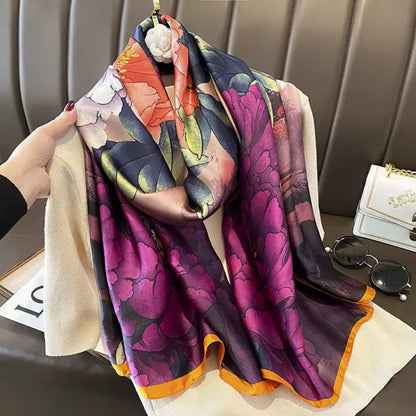 Way Floral Elegance Silk Stole