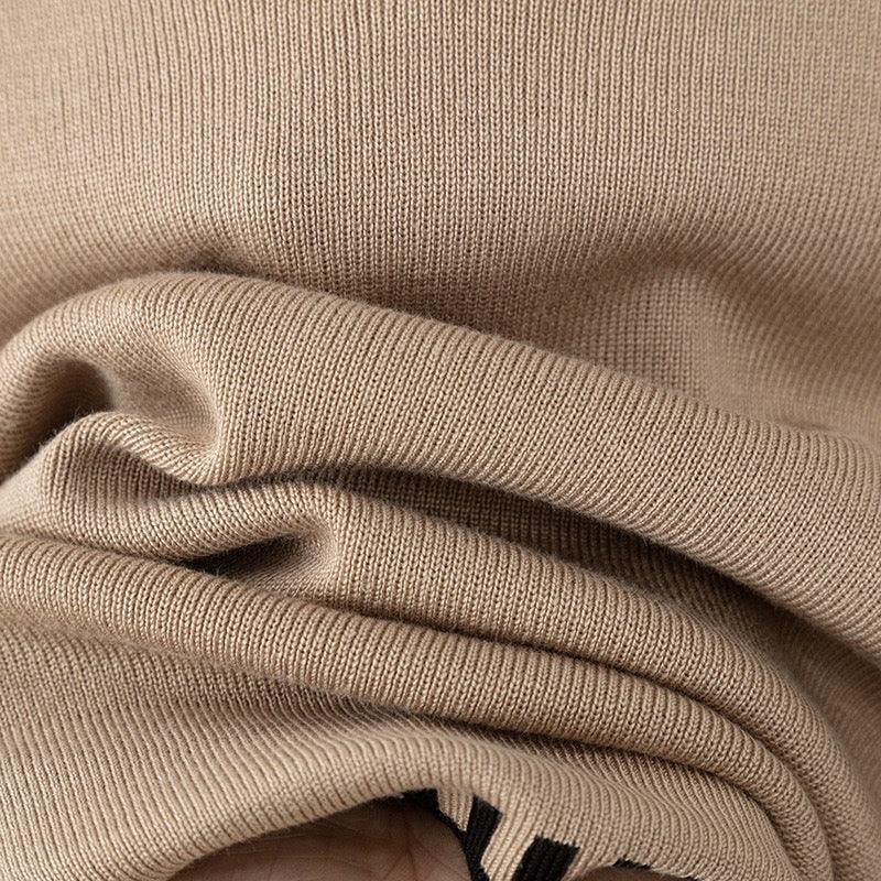 Close up of premium knit blend fabric used in The Atelier Edge co ord set
