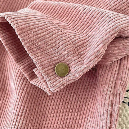 Harem Corduroy Shirt Jacket