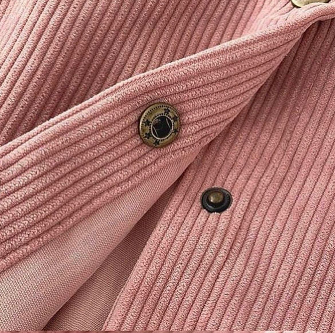 Harem Corduroy Shirt Jacket