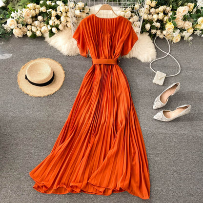 Havana Pleated Dress