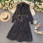 Verghese Polka Split Dress