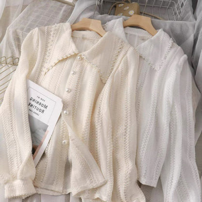 Grahim Pearled Buttoned Shirts