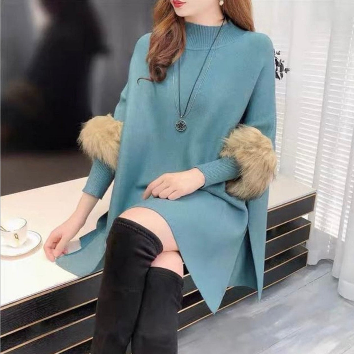 Zenim Luxury Fur Capes