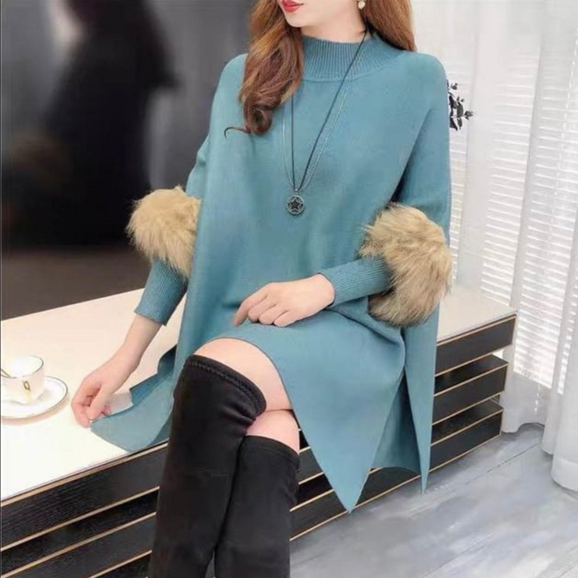 Zenim Luxury Fur Capes