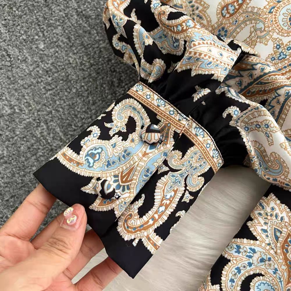 Vix Printed Skater Dress