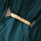 Capine Wide Leg Belted Jumpsuit