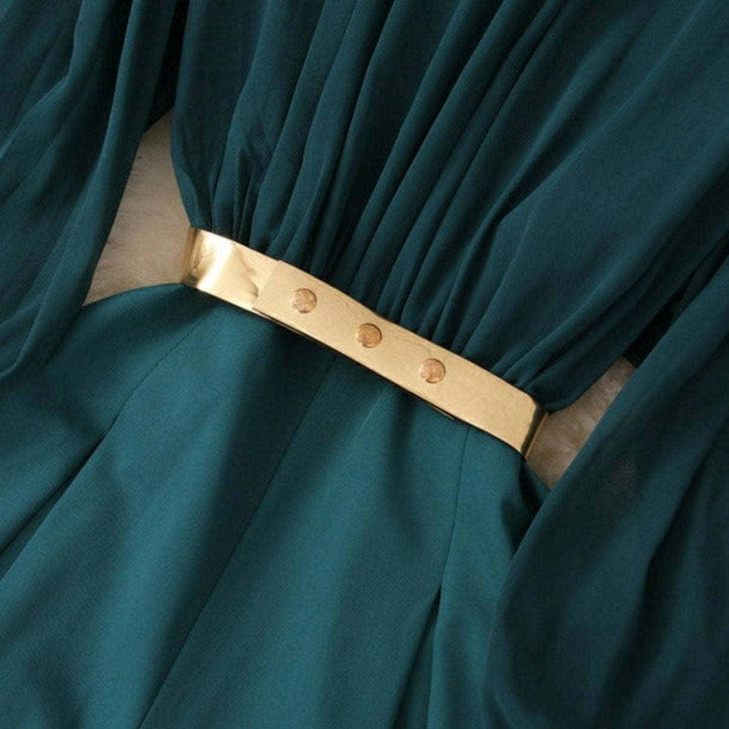 Capine Wide Leg Belted Jumpsuit