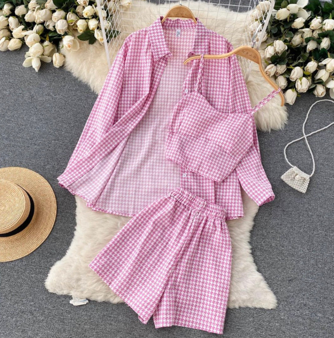 Gramim Plaid 3 Pieces Set