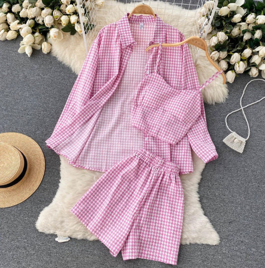Gramim Plaid 3 Pieces Set